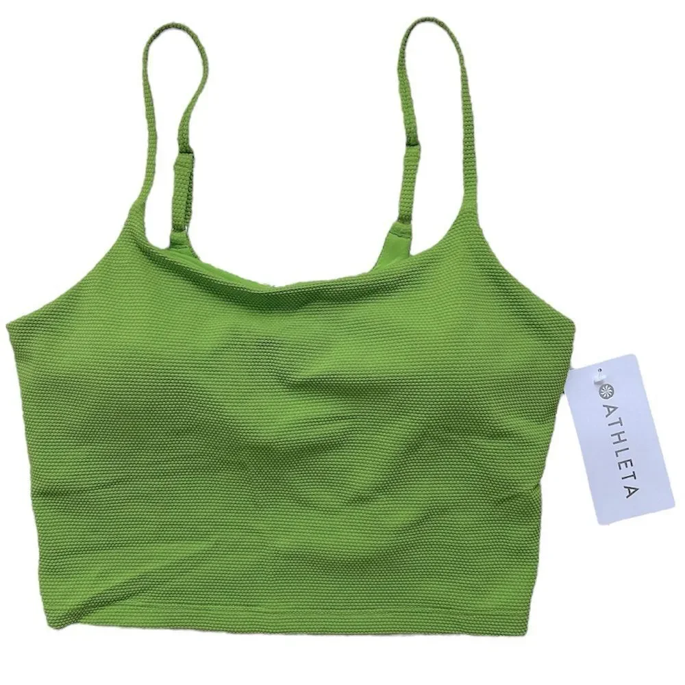Athleta Scoop Crop Pique Tankini Size Large (for A-C Cups) - Picture 3 of 7